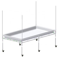 Hot Sale Hydroponics Toolless Assembly Fast Fit Grow Tray Stand  4ft x 8ft  4ft x 4ft  for Indoor Gardening