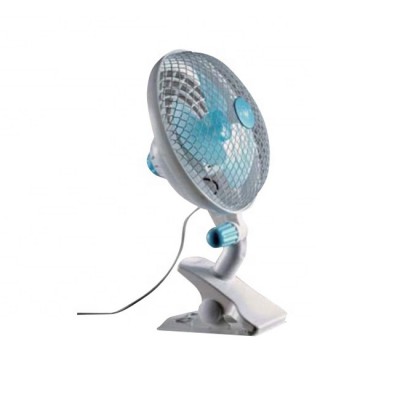 20w Power Code 2-Speed 180w Degree Oscillation 6 Inch Desk Clip Fan